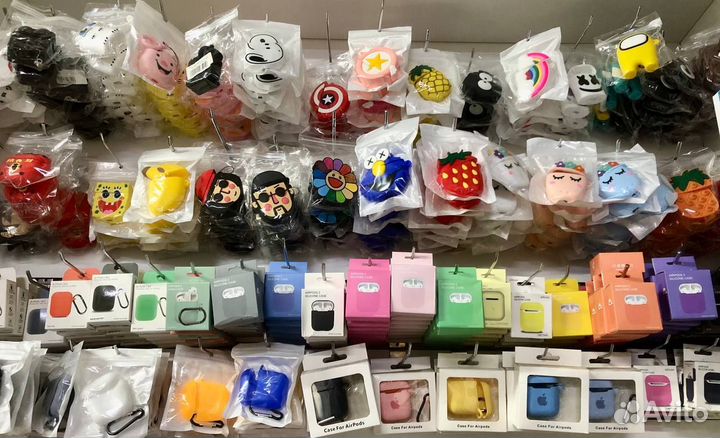 Чехол на Airpods 2/Pro/3/Pro2 Ассорти Мультяшки