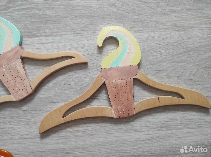 Вешалка деревянная плечики для детской одежды