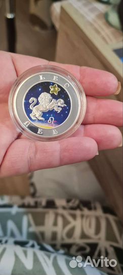 Монета серебро 925 проба