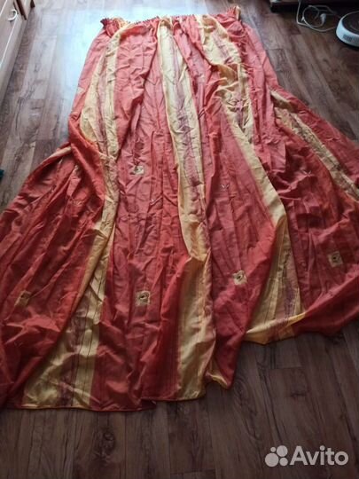 Тюль из органзы б/у