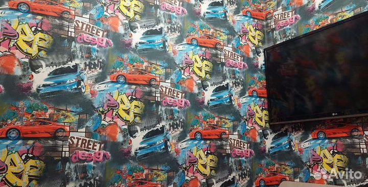 Поклейка обоев