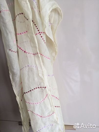 Палантин из натурального шелка