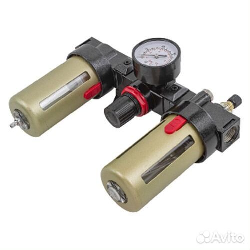 Блок подготовки воздуха фильтр-регулятор+лубрикат