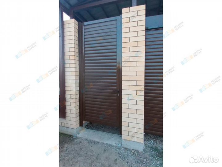 Ворота с калиткой / Роллетные ворота