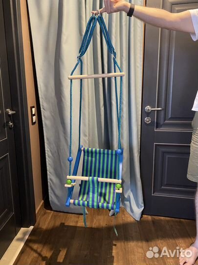 Новые качели детские подвесные
