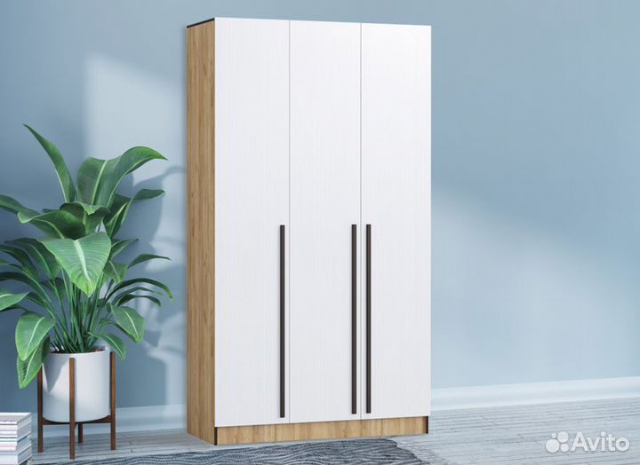 Шкаф Бастион 3-х створчатый 1200 дизайн 3