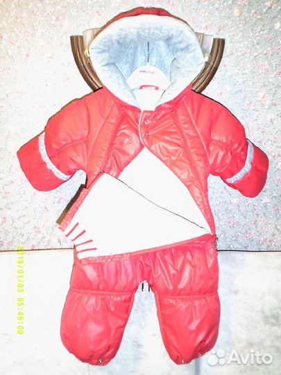 Комбинезон зимний р-р. 62-68 для девочки artel
