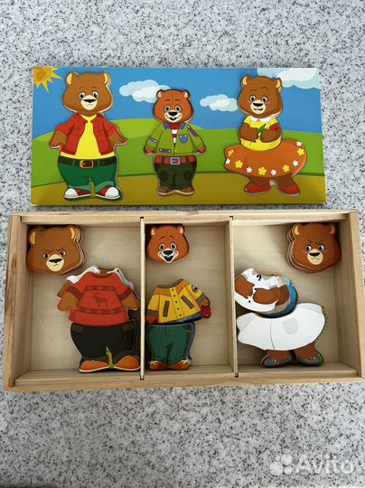 Деревянные развивающие игрушки