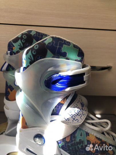 Коньки роликовые раздвижные 30-33