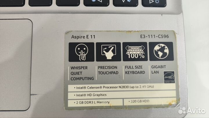 Ноутбук Acer aspire e3