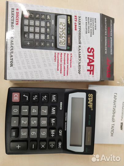 Калькулятор Staff stf-1808