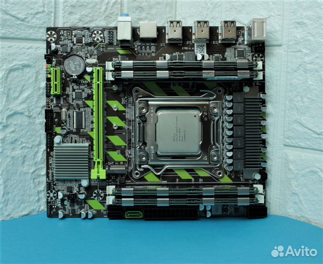 Новый комплект X79+Xeon E5 2630v2+64Gb