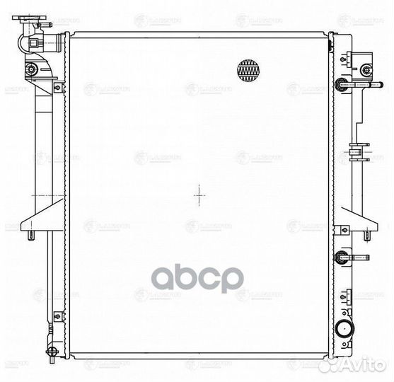 Радиатор охл. для а/м Mitsubishi Pajero Sport