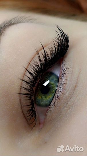 Наращивание ресниц/оформление бровей