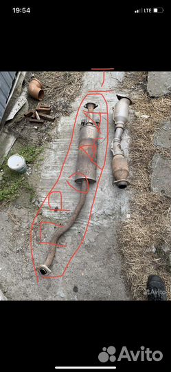 Глушитель nissan tiida c 11. HR 15