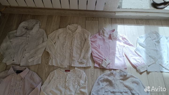 Блузки школьные 122,128,134