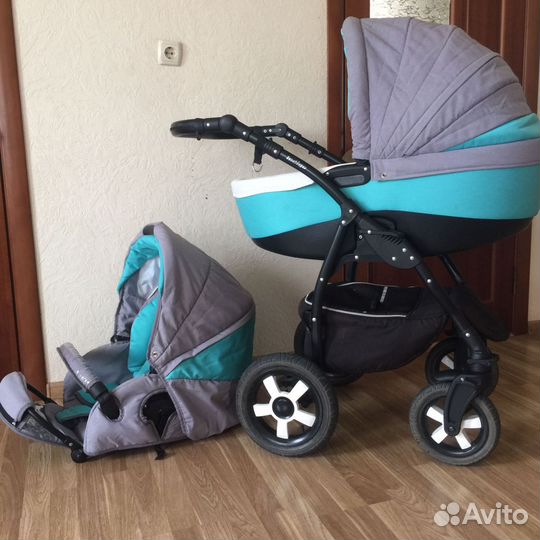 Коляска 2 в 1 Индиго