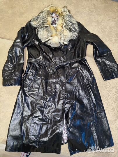 Кожаный плащ