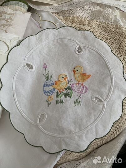 Пасхальные винтажные салфетки не только