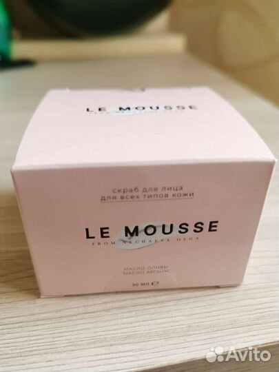 Скраб для лица Le mousse
