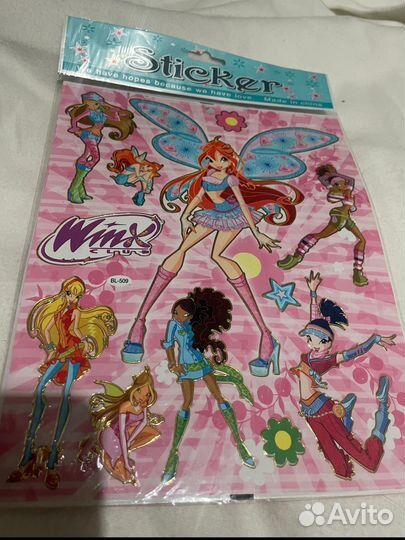 Наклейки winx 2000х