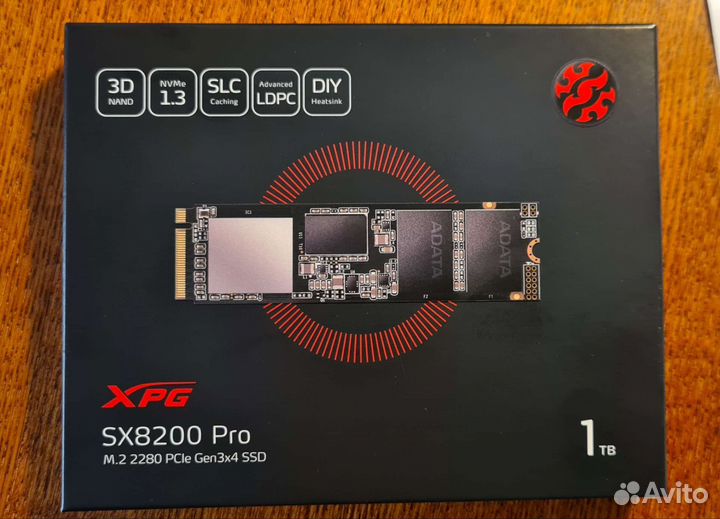 SSD диск adata XPG SX8200 Pro 1тб