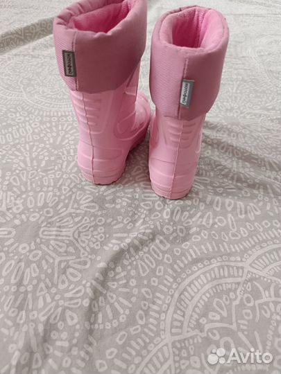 Сапоги резиновые на девочку 24р