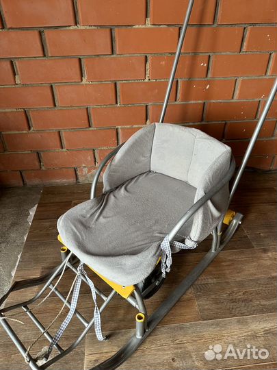 Детские санки коляска