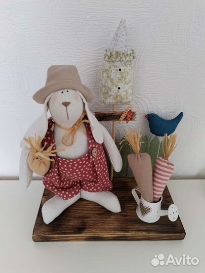 Интерьерная кукла ручной работы tilda