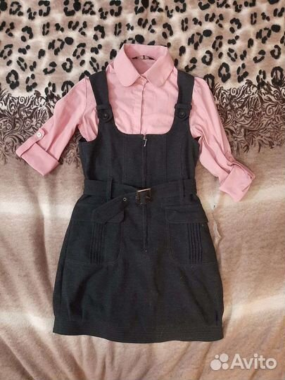 Детская одежда пакетом на девочку 128-146см