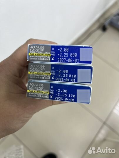 Контактные линзы Acuvue oasys for astigmatik