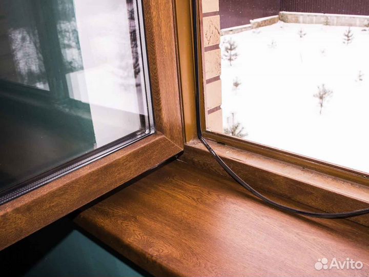 Ремонт окон, уплотнитель Schuco RAL66831