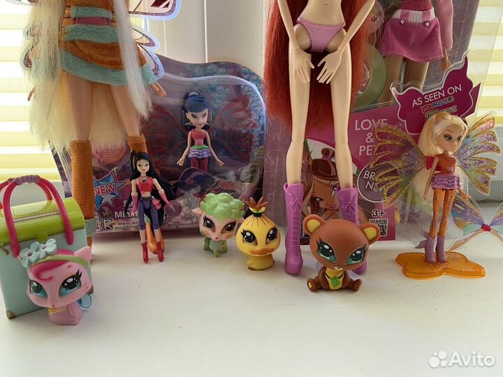 Куклы винкс winx витти маттел джакс фигурки пикси