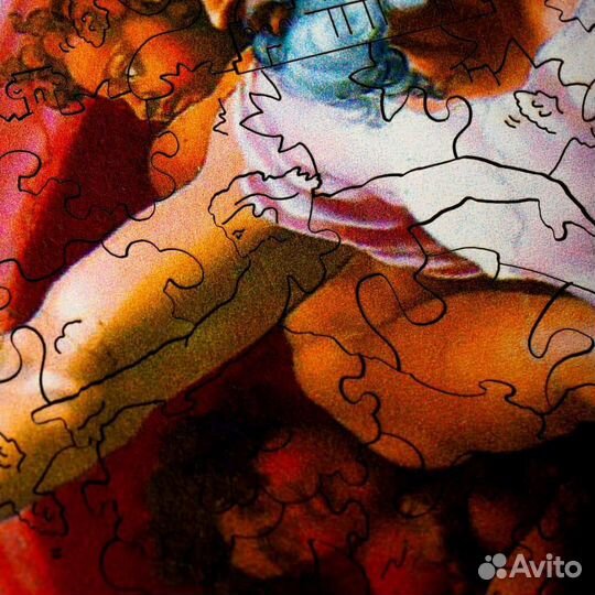 Деревянный пазл 