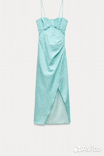 Платье сарафан изо льна zara s