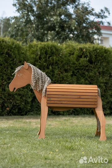 Деревянная лошадка Jumper для детских игр