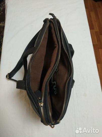 Кожаная сумка Dr. Koffer