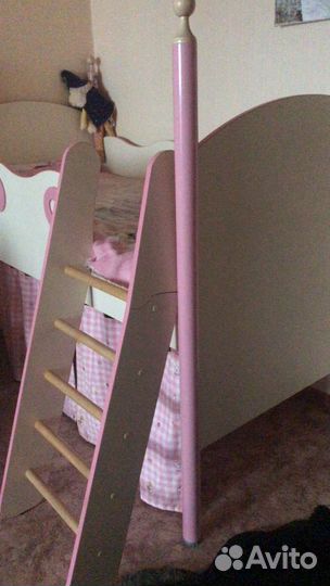 Детская кровать от 3 лет с бортиками