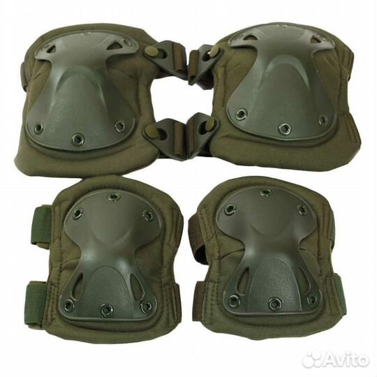 54073 Наколенники и налокотники Х-Form, оливковый