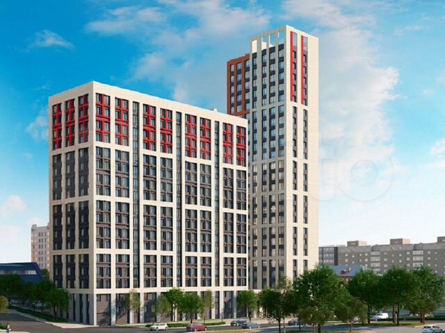 2-к. квартира, 57,1 м², 17/17 эт.