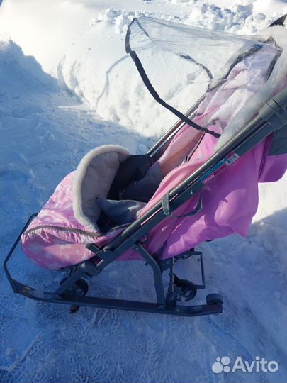 Коляска санки