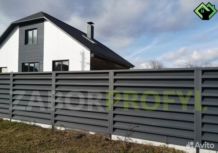 Забор жалюзи под ключ от производителя