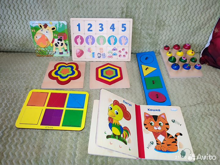 Развивающие деревянные игрушки