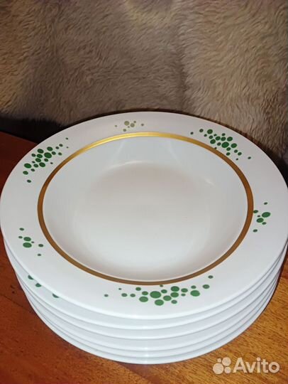 Тарелка суповая СССР Зик кф Коростень