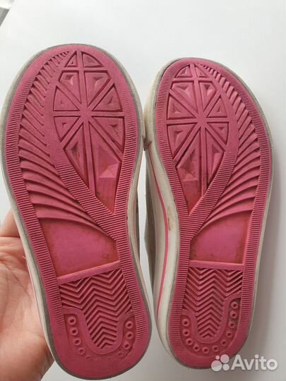 Кеды текстильные на липучке