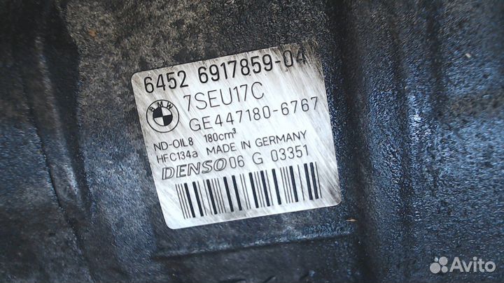 Компрессор кондиционера BMW 7 E65, 2005