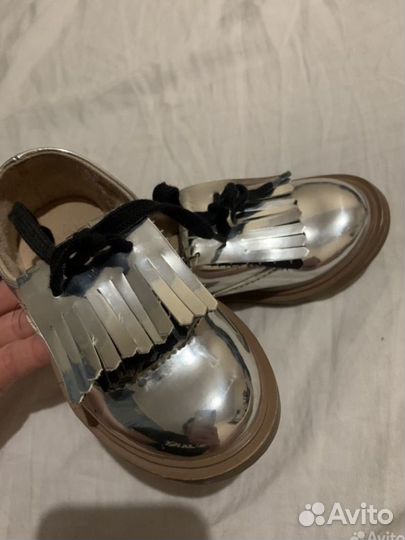 Ботинки туфли zara 21 размер