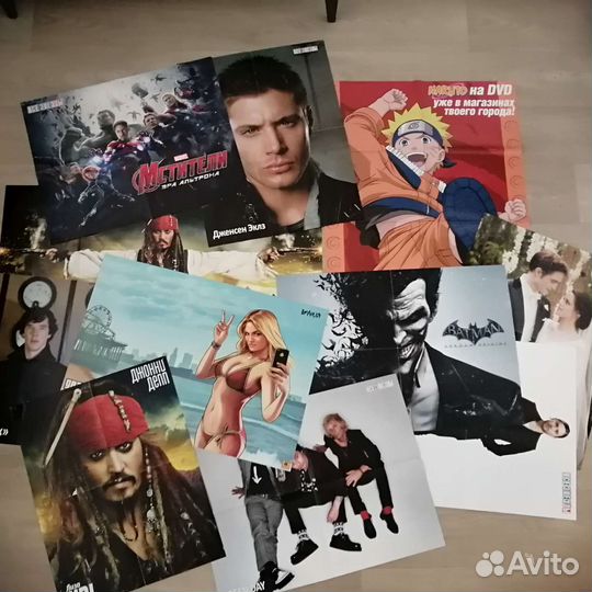 Плакаты постеры много разных