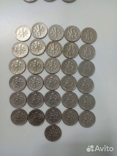 Монеты сша-20-21век. 105шт