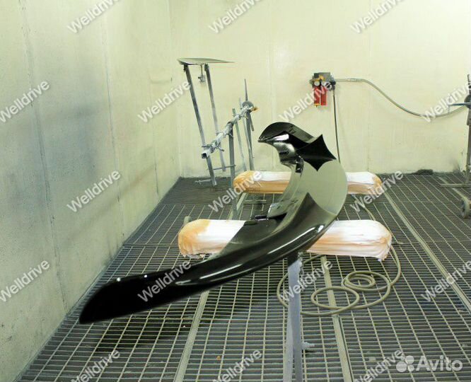 Сплиттер BMW X5 F15 M Performance черный глянец